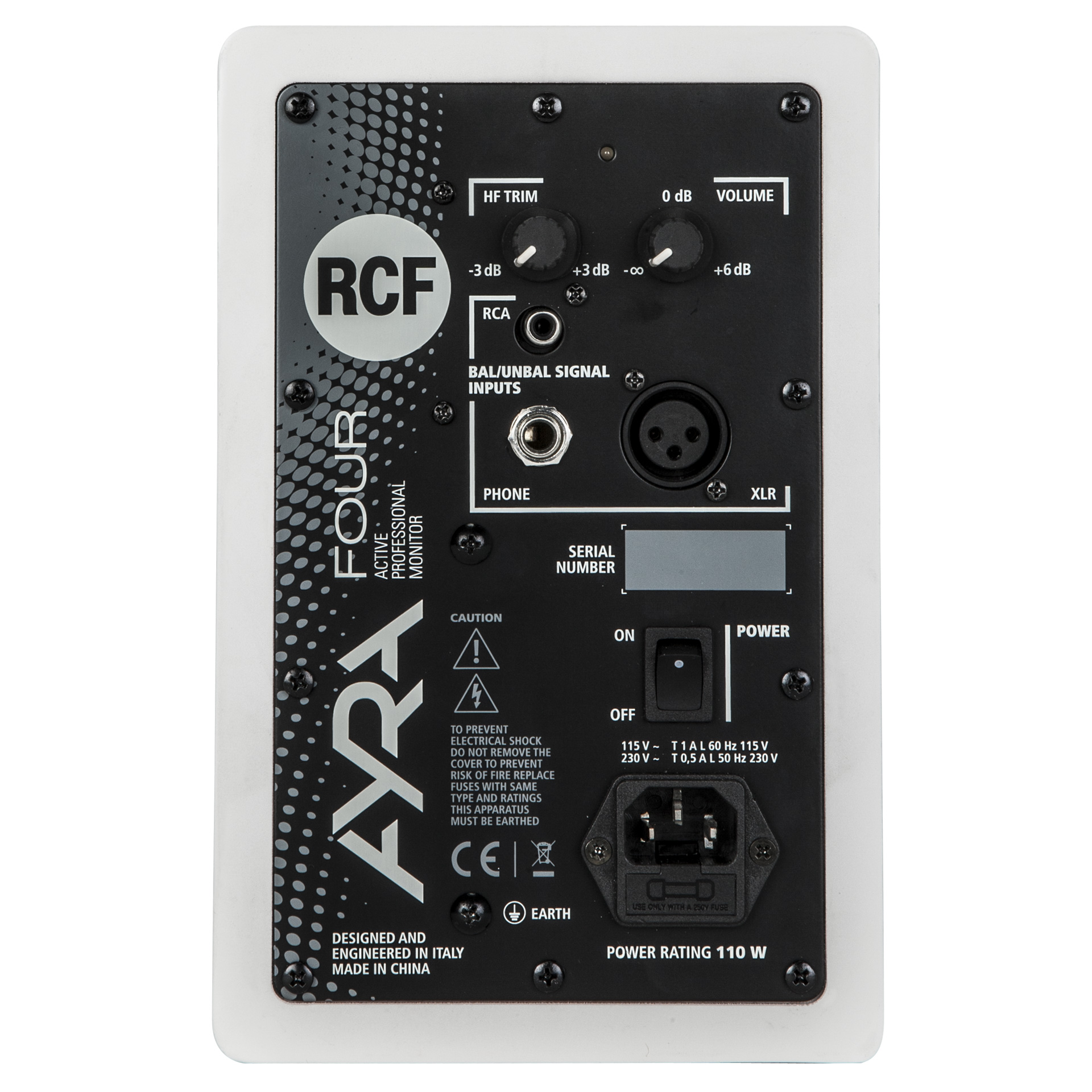 RCF Ayra4 White アクティブスピーカー AYRA FOUR ACTIVE TWO-WAY PROFESSIONAL MONITOR